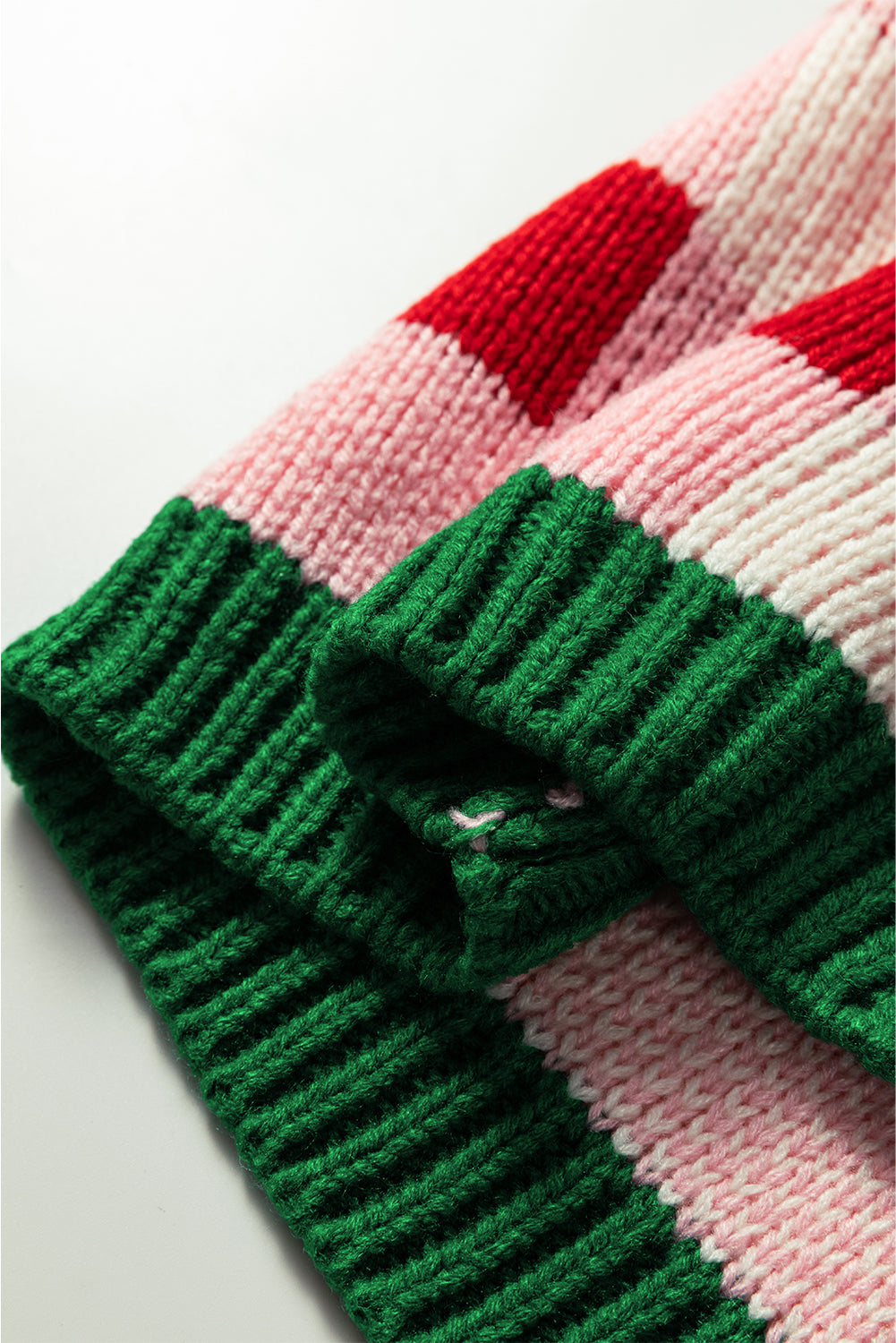 Festive Plaid Blow Knot Cardigan