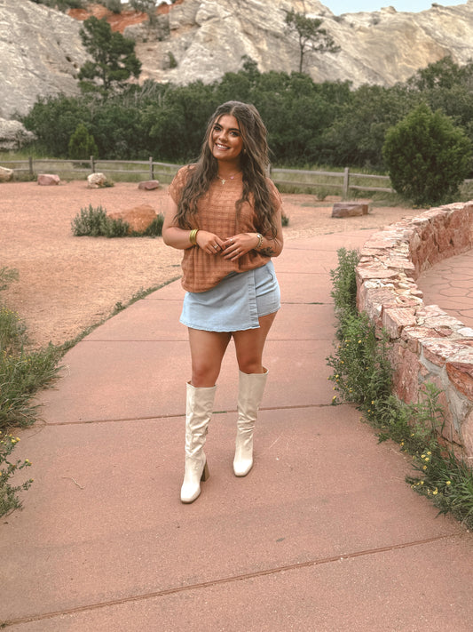 Golden Hour Knit Tank