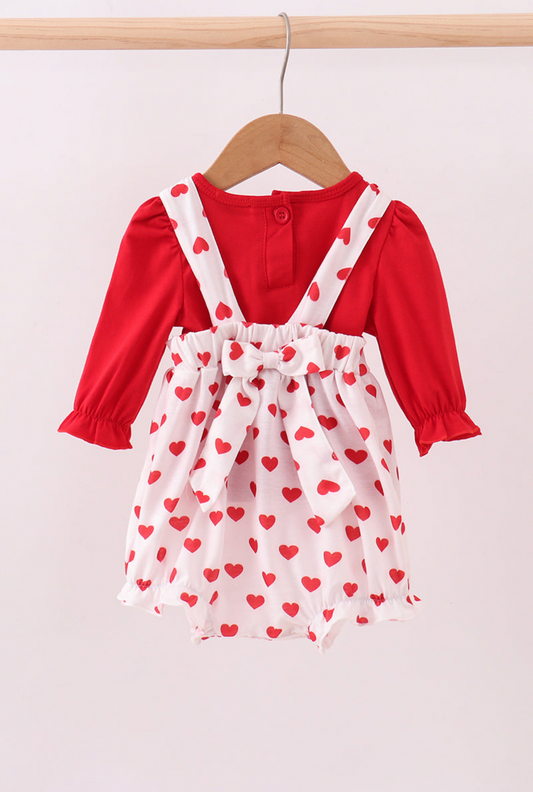 Red Heart Appliqué Bubble Set