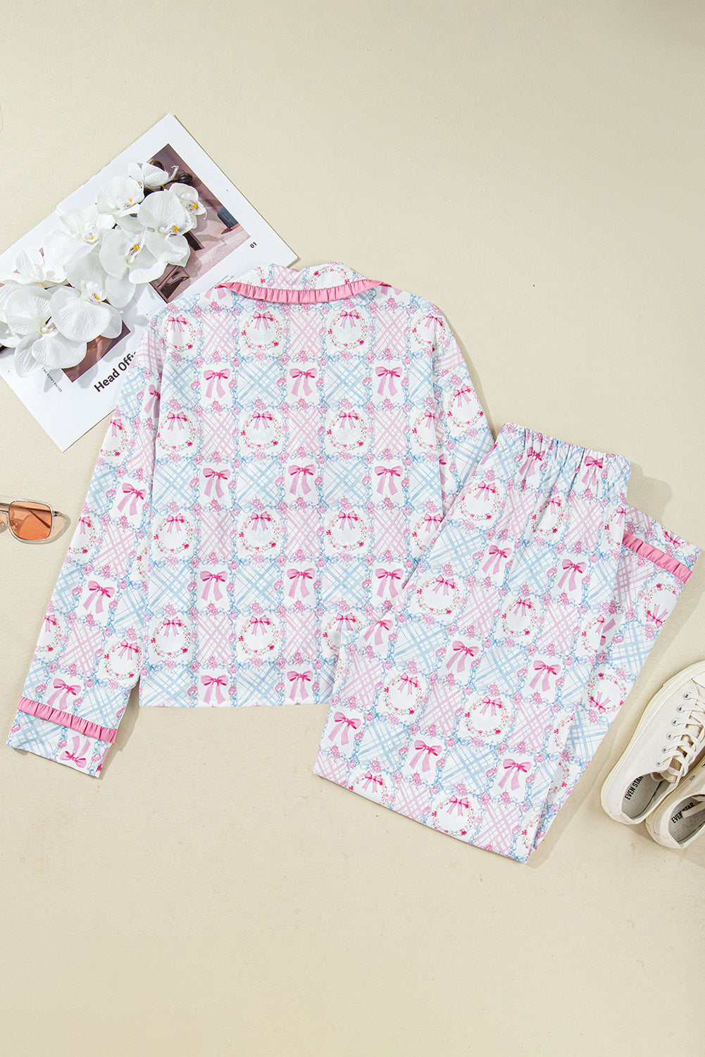 Bow & Wreath PJ Set