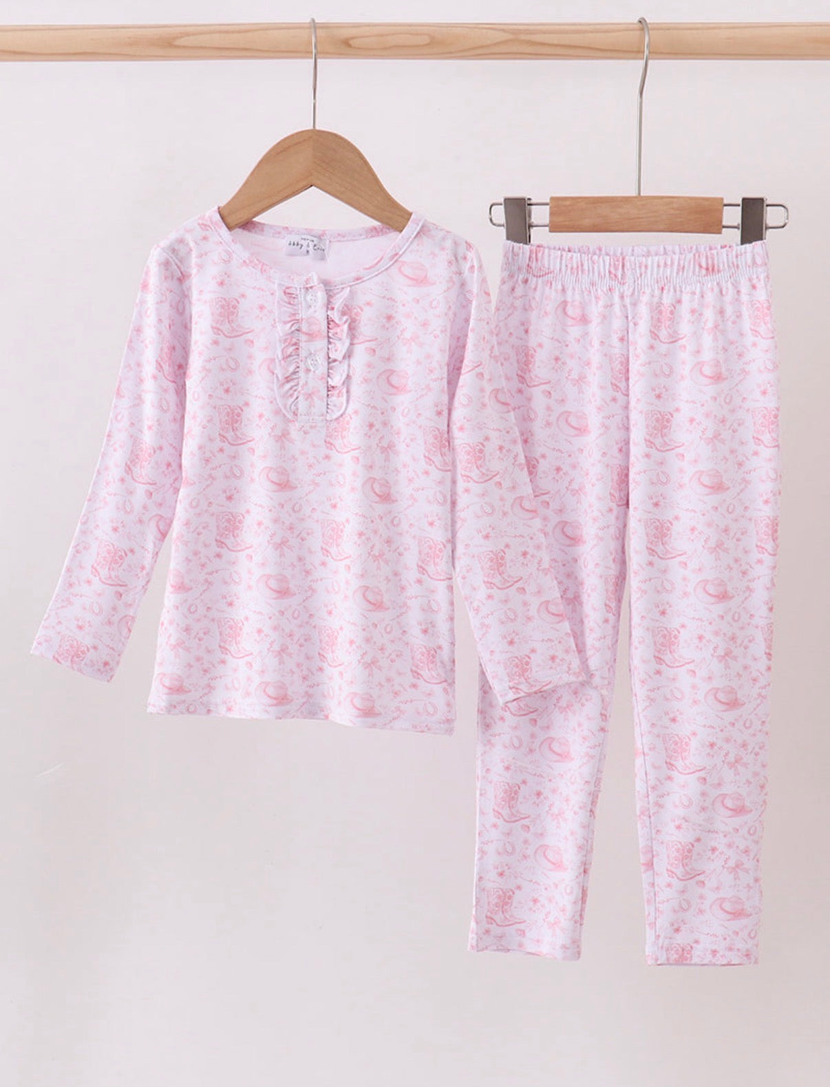 Girls Fairytale Boots Pj Set