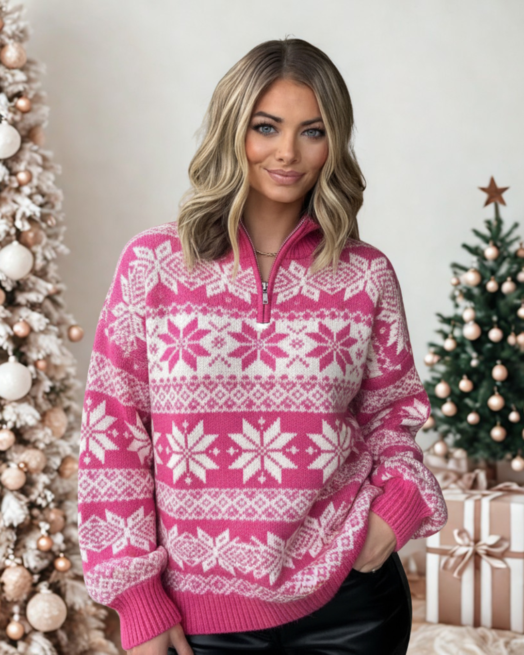 Arctic Pattern 1/4 Zip