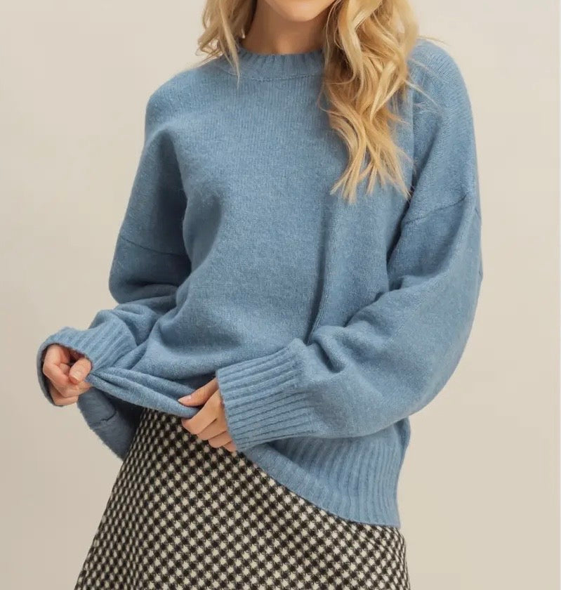 Oversized Drop Shoulder Sweater