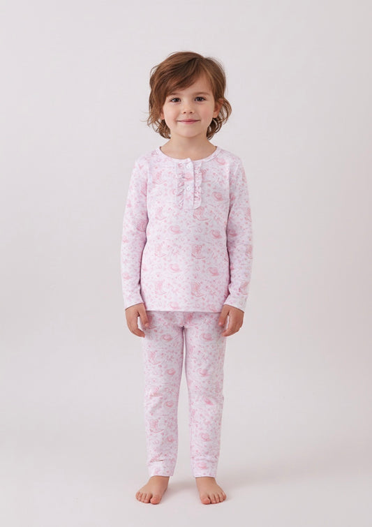 Girls Fairytale Boots Pj Set