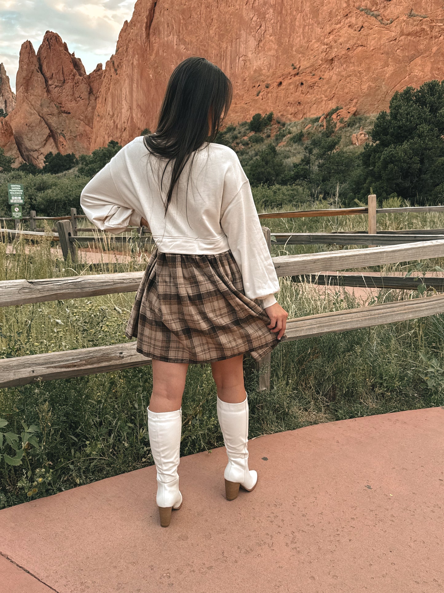 Maple Cream Babydoll Dress