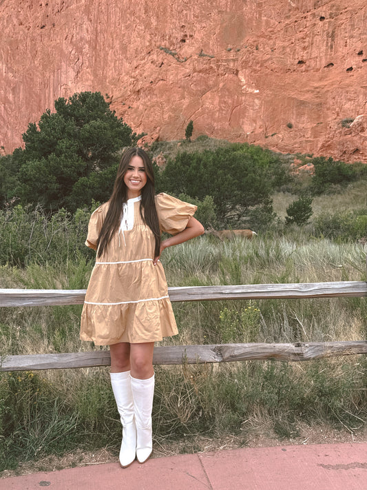 Canyon Breeze Babydoll Dress