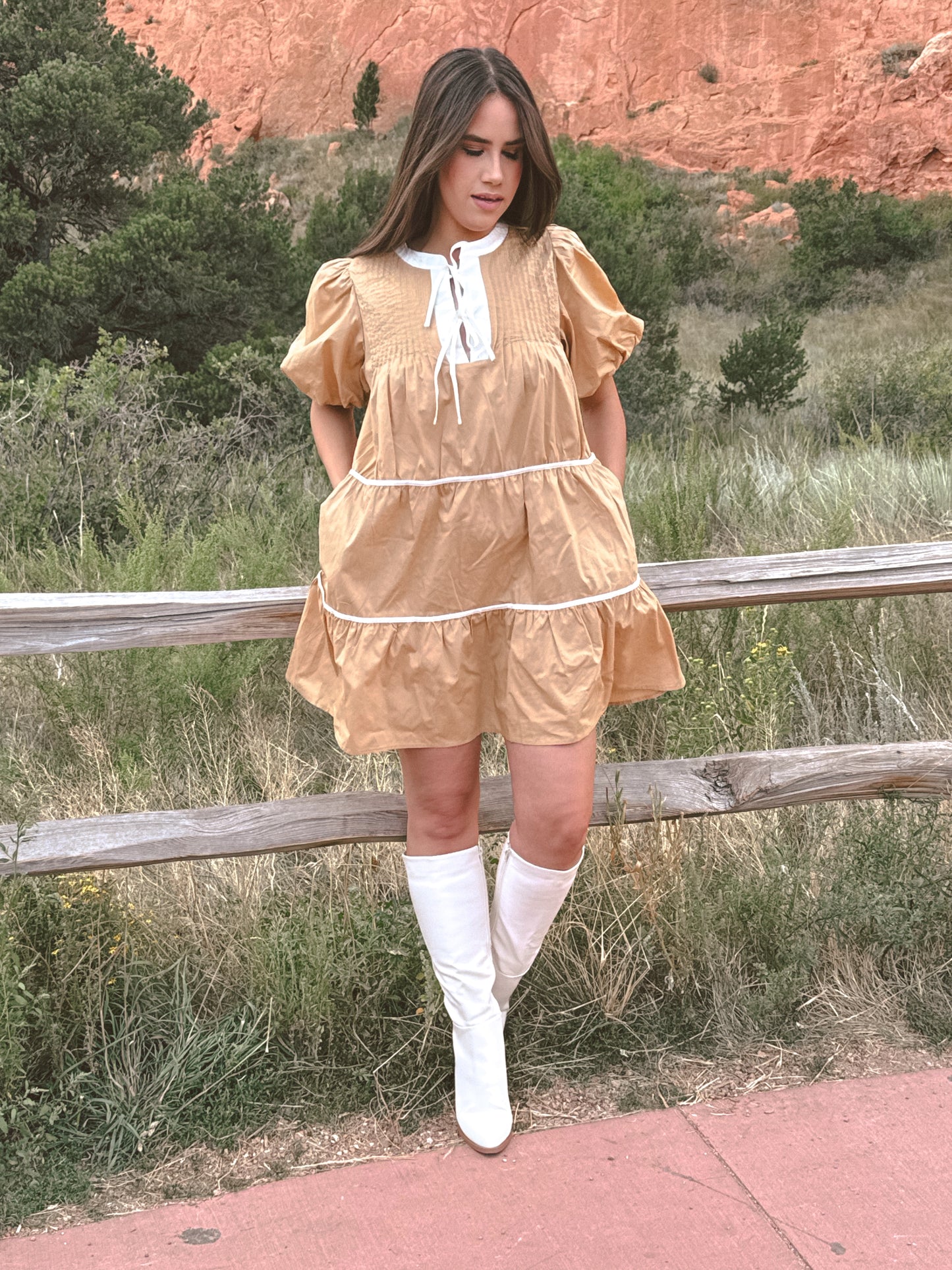 Canyon Breeze Babydoll Dress