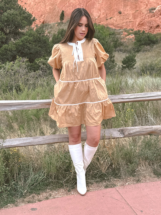 Canyon Breeze Babydoll Dress