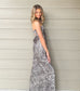 Leopard Luxe Strapless Maxi Dress